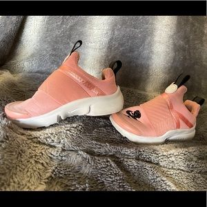 Nike shoes size 9C peachy pink color